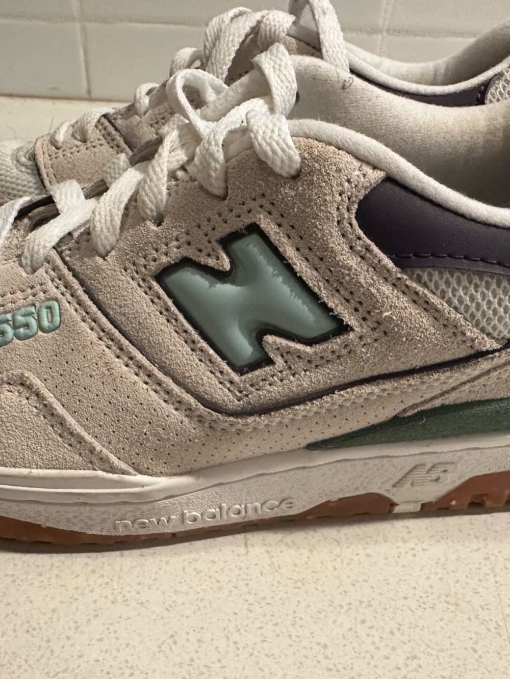Size 7 - New Balance 550 Sea Salt winter fog - Picture 5 of 6